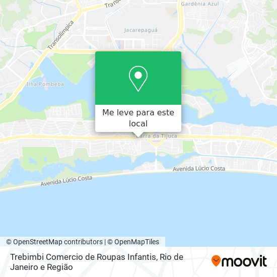 Trebimbi Comercio de Roupas Infantis mapa