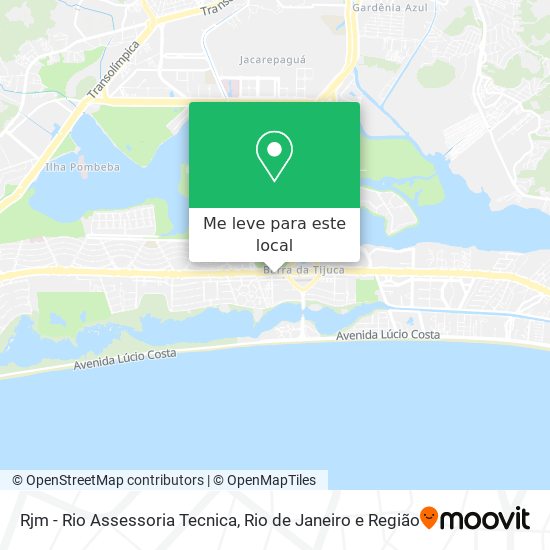 Rjm - Rio Assessoria Tecnica mapa