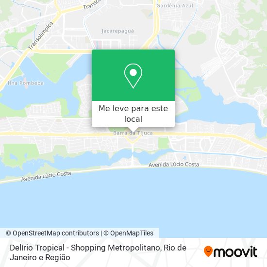 Delírio Tropical - Shopping Metropolitano mapa