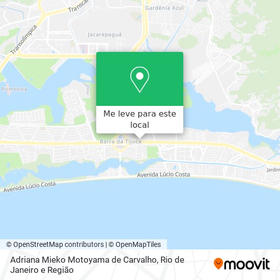 Adriana Mieko Motoyama de Carvalho mapa