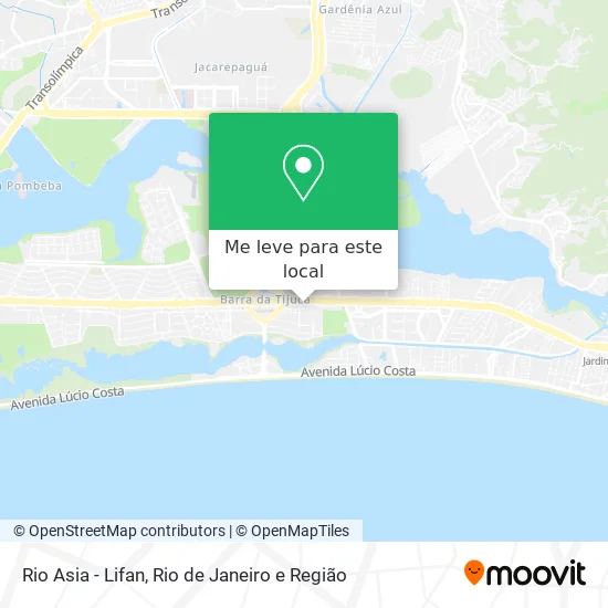 Rio Asia - Lifan mapa