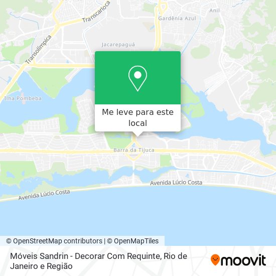 Móveis Sandrin - Decorar Com Requinte mapa