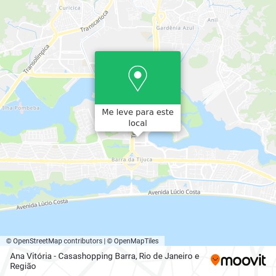 Ana Vitória - Casashopping Barra mapa