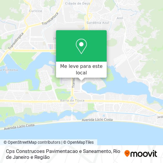 Cps Construcoes Pavimentacao e Saneamento mapa