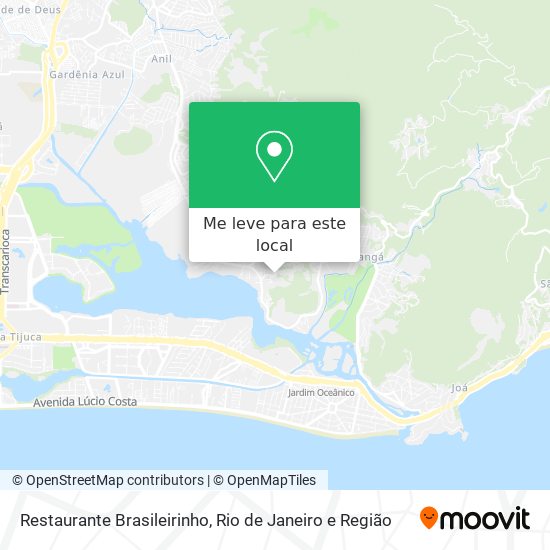 Restaurante Brasileirinho mapa