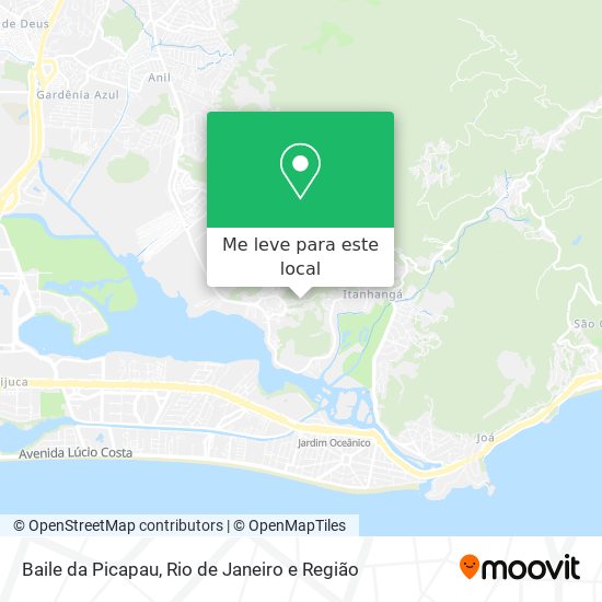 Baile da Picapau mapa