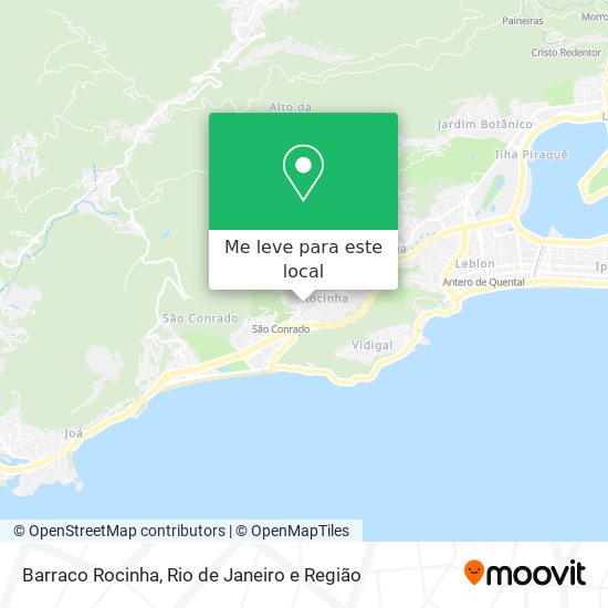 Barraco Rocinha mapa