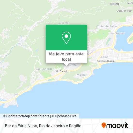 Bar da Fúria Nilo's mapa