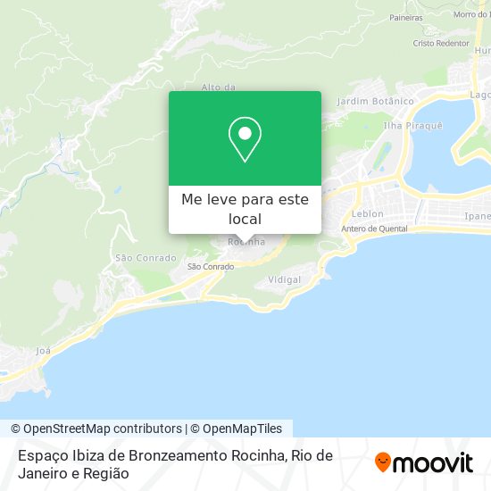 Espaço Ibiza de Bronzeamento Rocinha mapa