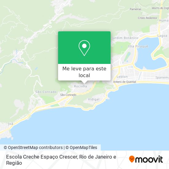 Escola Creche Espaço Crescer mapa