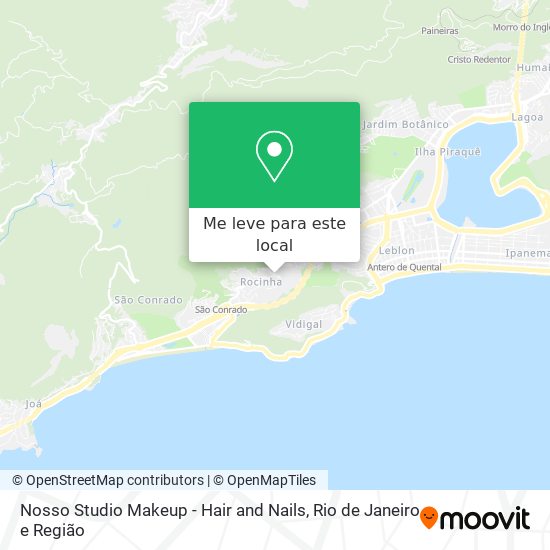 Nosso Studio Makeup - Hair and Nails mapa