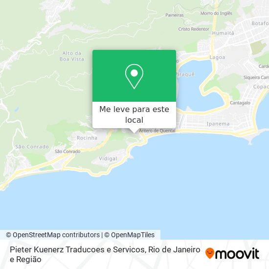 Pieter Kuenerz Traducoes e Servicos mapa