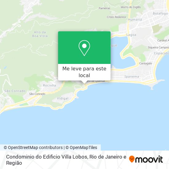 Condominio do Edificio Villa Lobos mapa