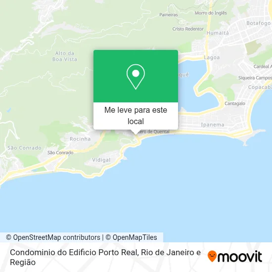 Condominio do Edificio Porto Real mapa