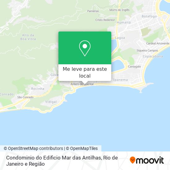 Condominio do Edificio Mar das Antilhas mapa