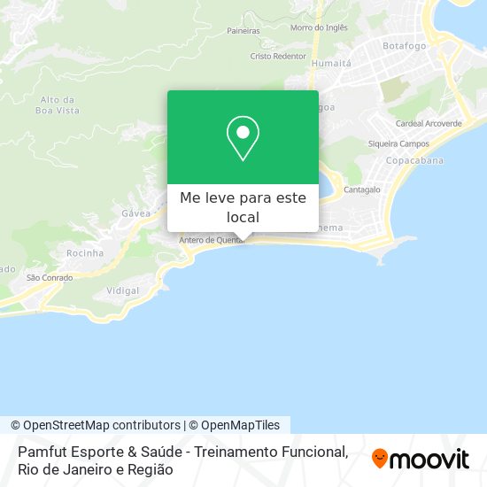Pamfut Esporte & Saúde - Treinamento Funcional mapa