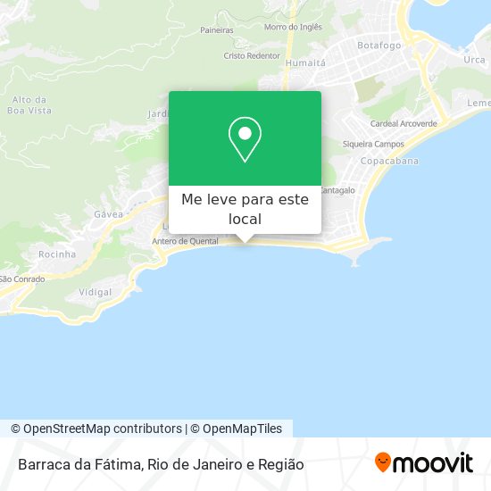 Barraca da Fátima mapa