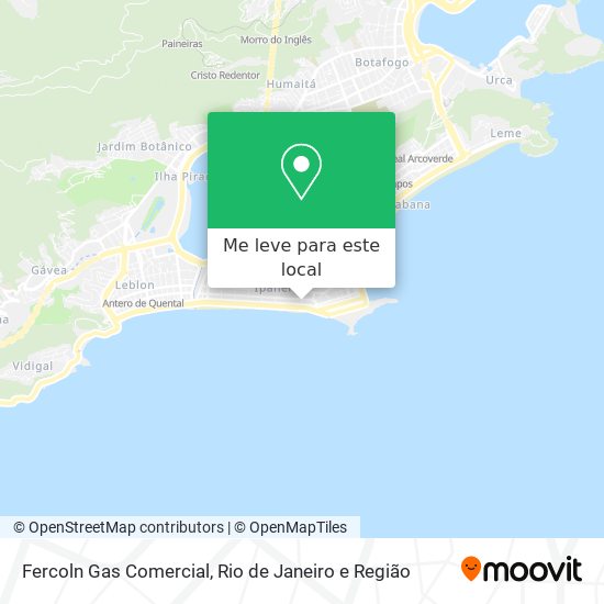 Fercoln Gas Comercial mapa