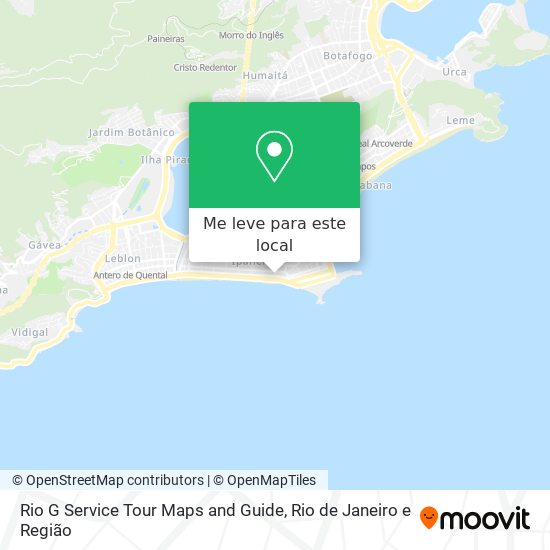 Rio G Service Tour Maps and Guide mapa