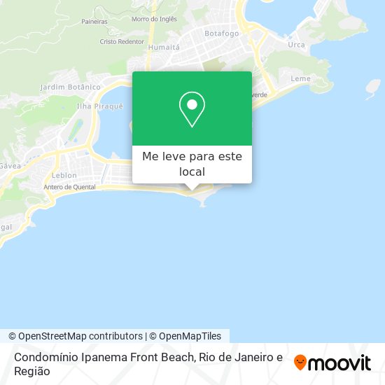 Condomínio Ipanema Front Beach mapa