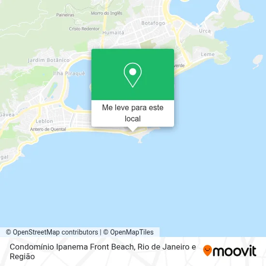 Condomínio Ipanema Front Beach mapa