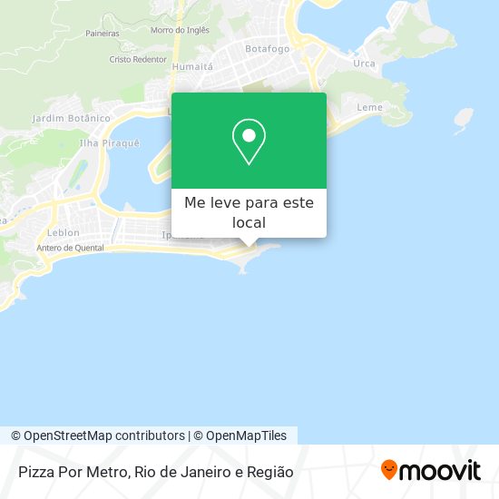Pizza Por Metro mapa