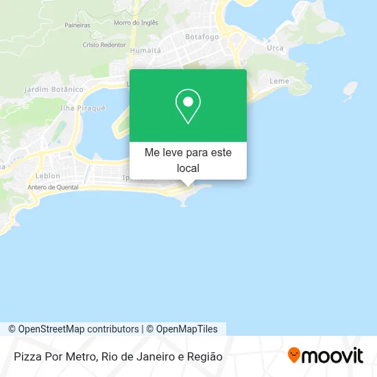 Pizza Por Metro mapa