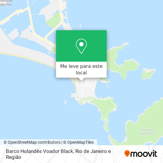 Barco Holandês Voador Black mapa