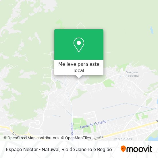 Espaço Nectar - Natuwal mapa