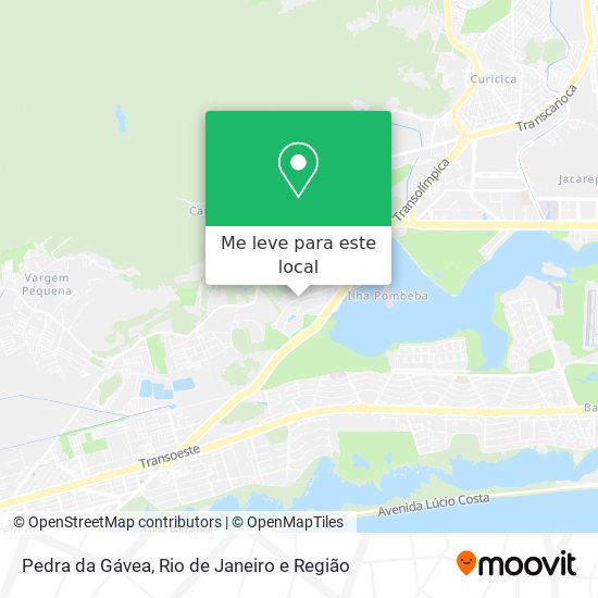 Pedra da Gávea mapa
