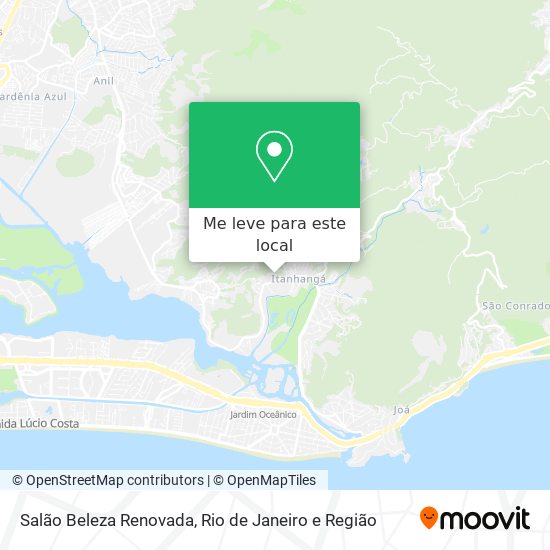 Salão Beleza Renovada mapa