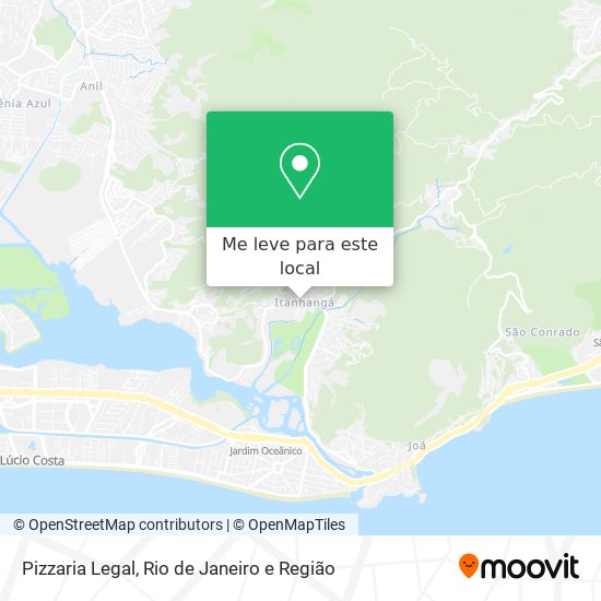 Pizzaria Legal mapa