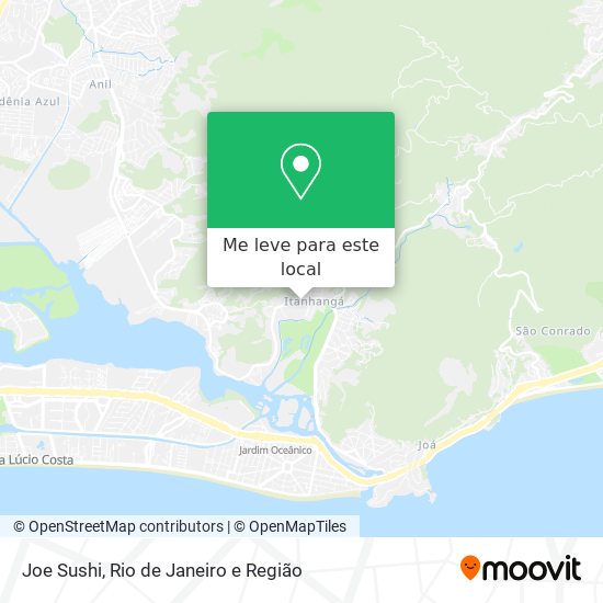 Joe Sushi mapa