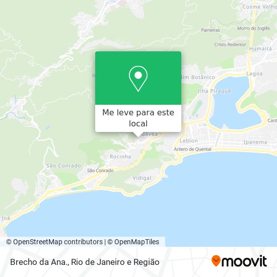 Brecho da Ana. mapa