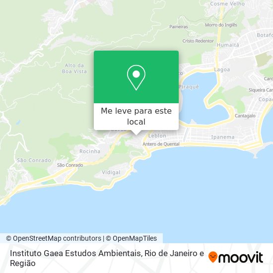 Instituto Gaea Estudos Ambientais mapa