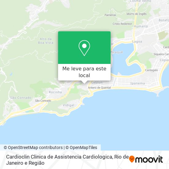 Cardioclin Clinica de Assistencia Cardiologica mapa