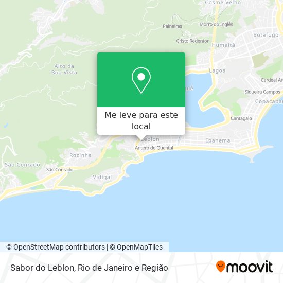 Sabor do Leblon mapa