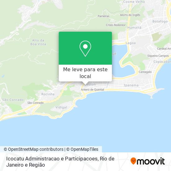 Icocatu Administracao e Participacoes mapa