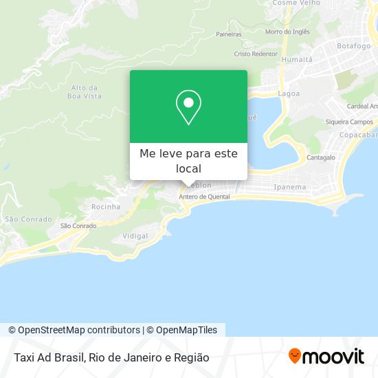 Taxi Ad Brasil mapa