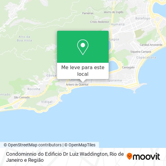 Condominnio do Edificio Dr Luiz Waddington mapa