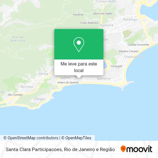 Santa Clara Participacoes mapa