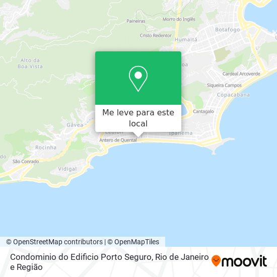 Condominio do Edificio Porto Seguro mapa