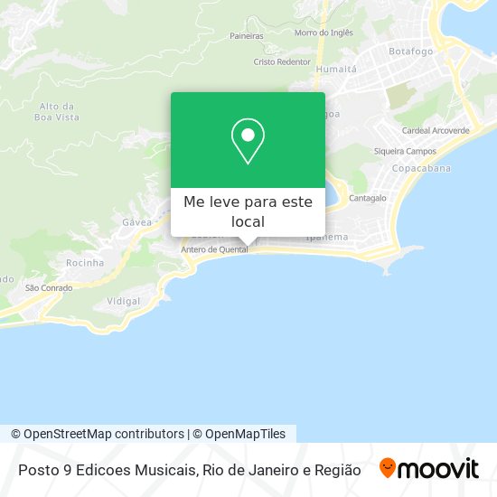Posto 9 Edicoes Musicais mapa
