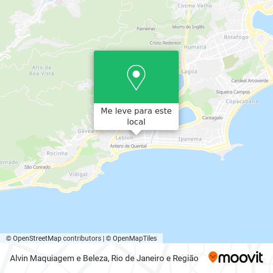 Alvin Maquiagem e Beleza mapa