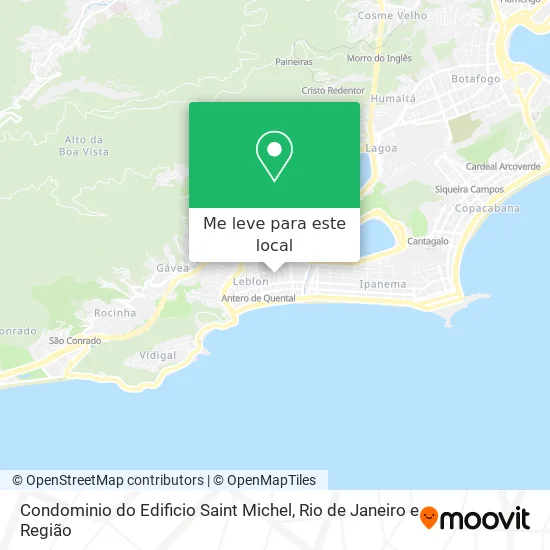 Condominio do Edificio Saint Michel mapa
