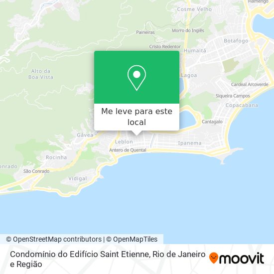 Condomínio do Edifício Saint Etienne mapa