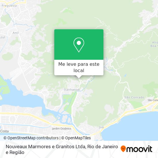 Nouveaux Marmores e Granitos Ltda mapa