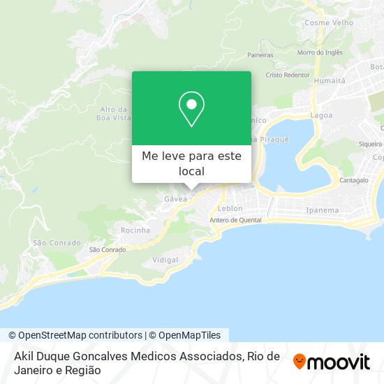 Akil Duque Goncalves Medicos Associados mapa