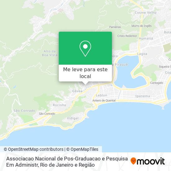 Associacao Nacional de Pos-Graduacao e Pesquisa Em Administr mapa