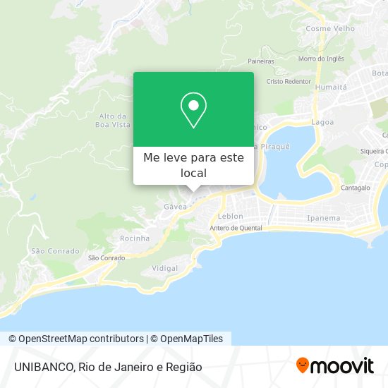 UNIBANCO mapa